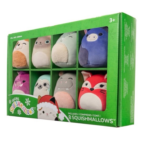 NEW Squishmallows 2024 Animals Collection 4-Inch Plush Ornament 8-Pack Set - Picture 4 of 6